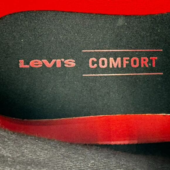 LEVI'S Men's 13 Brown Sheffield Suede Genuine Leather Lace-up Boots Comfort Logo - Picture 9 of 10